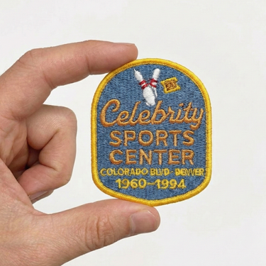 Celebrity Sports Center Embroidered Iron On Patch