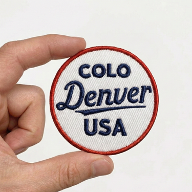 Denver USA Embroidered Iron On Patch