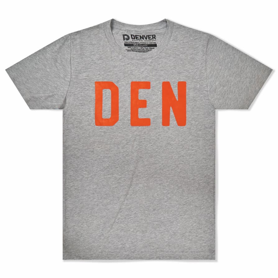 47 Brand Denver Broncos Tee - Heather Gray - XX-Large