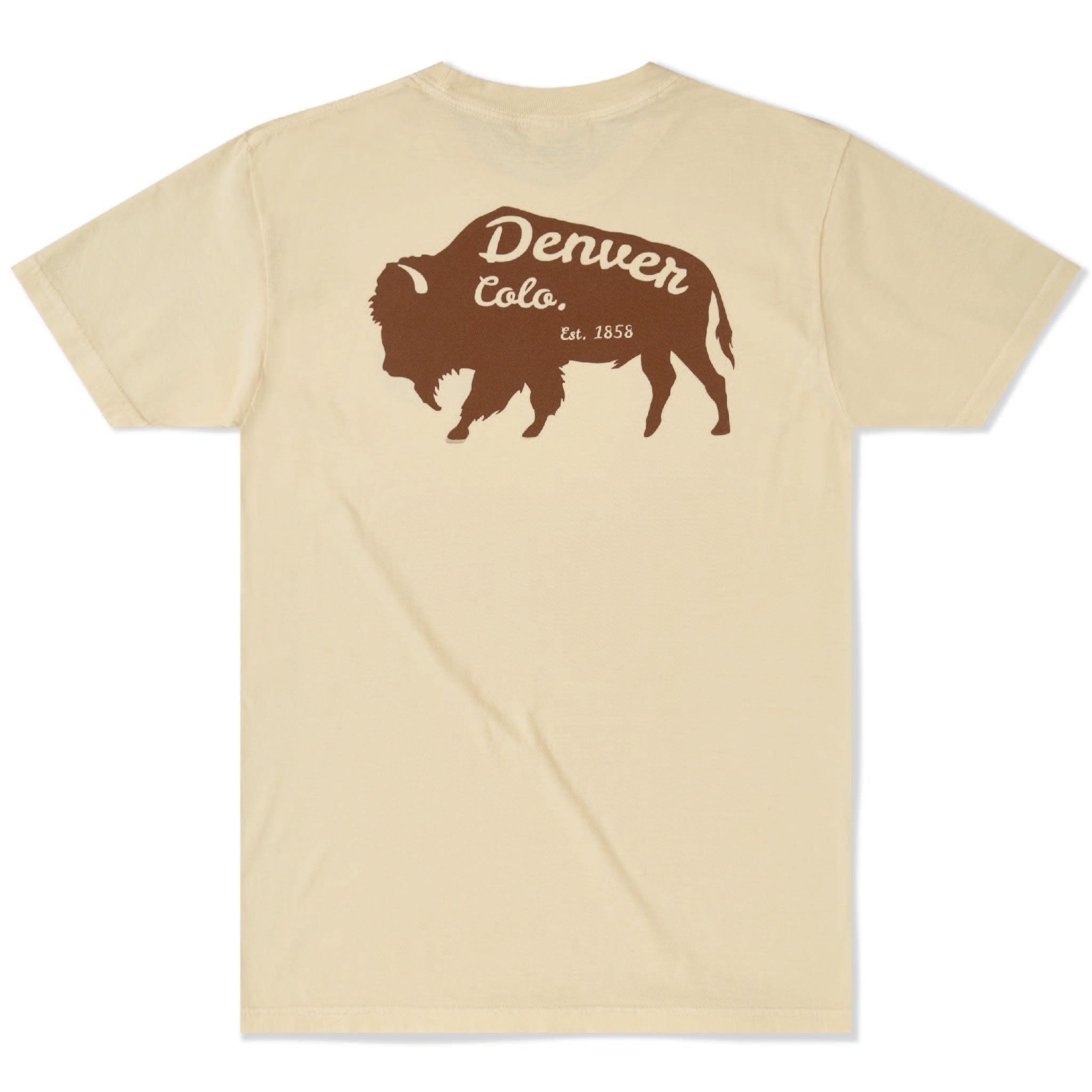 Denver Buffalo Tee - Ivory (Unisex)