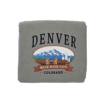 90s Vintage Denver Sweatshirt - Grey