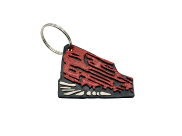 Red Rocks Keychain