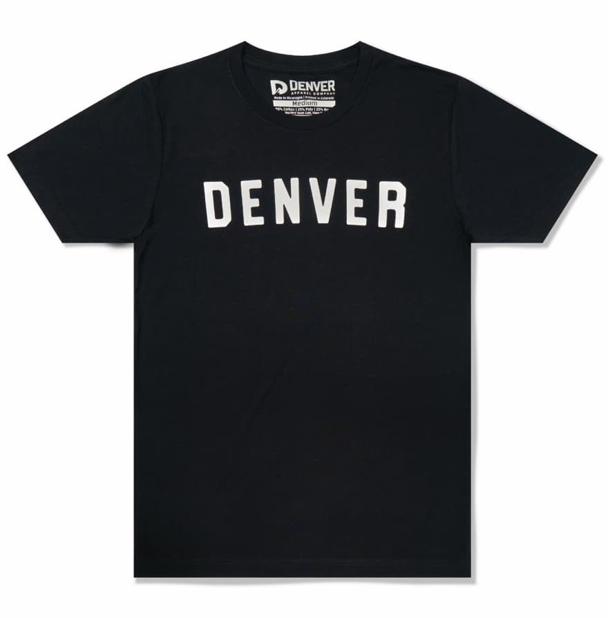 Denver Tee - Black (Unisex)